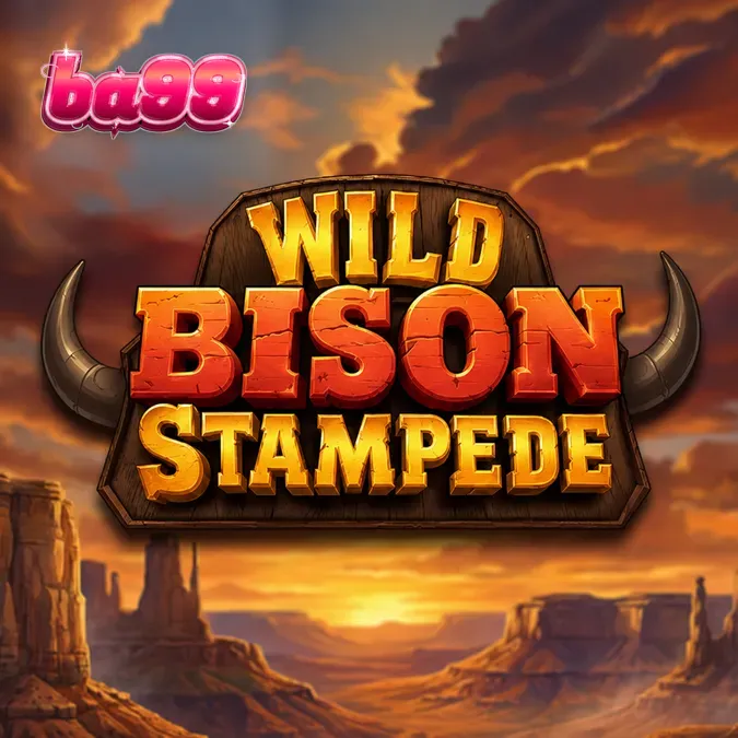 Wild Bison Stampede স্লট গেমের ইন্টারফেস এবং বন্যপ্রাণী থিম